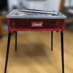Coleman バーベキューコンロ レッド　2way 卓上にも　キャリーケース付のサムネイル