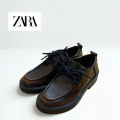 【翌日までに発送】ZARA ローファー ブラウン 35 22.5cm