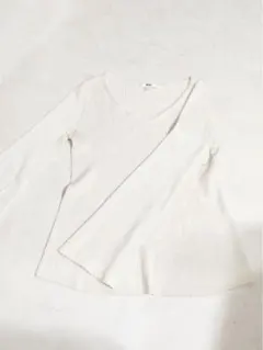 UNIQLO リブ編み Vネックセーター M