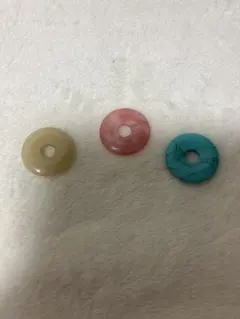 天然石　人工石　ペンダントトップ　ネックレストップ　3個　セット