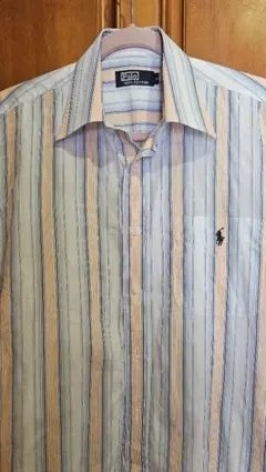 Polo ストライプ柄 半袖シャツ 100% COTTONのサムネイル