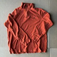 Polo Ralph Lauren ハーフジップスウェット オレンジLラルフのサムネイル