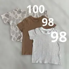H&M、futafuta Tシャツ3点セット　100