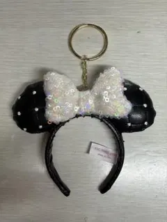 ディズニー パール スパンコール カチューシャ キーホルダー