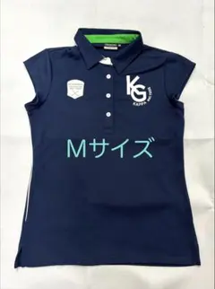 【美品】Kappa レディース ゴルフシャツ ネイビー Mサイズのサムネイル