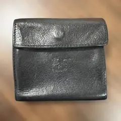 イルビゾンテ　黒レザー 二つ折り財布