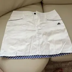 adidas レディース ゴルフスカート ホワイト