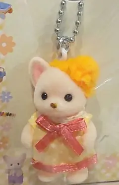【新品♡未使用】シルバニア♡チワワの赤ちゃん♡キーホルダー
