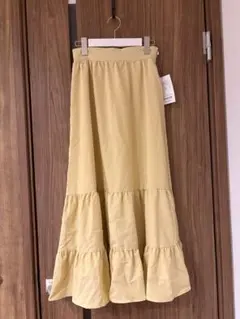 新品タグ付きOLIVE des OLIVE フレアロングスカート
