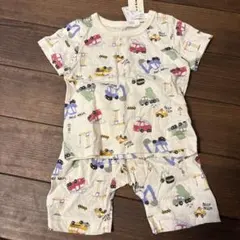 車両柄 ベビーパジャマ 90サイズ　バースデイ　新品タグ付き