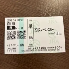 2026年最新】馬券 新馬戦の人気アイテム - メルカリ