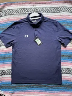 【タグ付き】Under Armour ポロシャツ ネイビー Lサイズ 新品のサムネイル