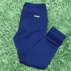 PING ピン 裏起毛 フリース スウェットパンツ ネイビー 美品！