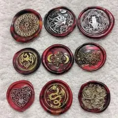 シーリングワックス シール まとめ売り レッド系