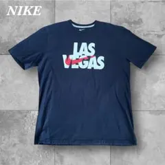 ナイキ Tシャツ XL ブラック 黒 スウッシュ ワンポイント ロゴ 半袖 古着