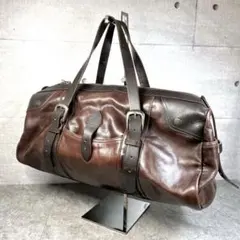 alfredo BANNISTER/leather Boston bag/Y2K