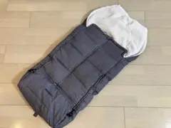 エアバギー　ダウンフットマフ　ベーシックライン　濃灰