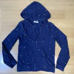 レディース　水玉パーカー　小さめサイズ
