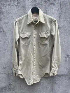 50s60s Van Heusen 緑色 コーデュロイシャツ 16 - メルカリ