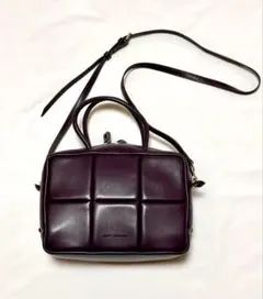 ADD CULUMN パープルショルダー付きバッグ
