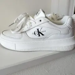 Calvin Klein Jeans 厚底スニーカー ホワイト