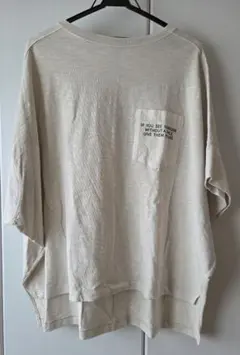 美品・&VOGUE・メッセージロゴ・半袖・Tシャツ・ポケット付き