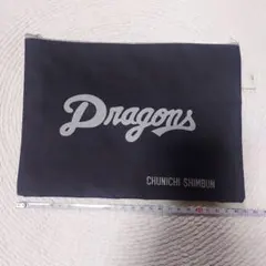 中日ドラゴンズ フラットポーチ 非売品 used