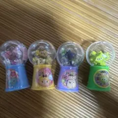 ツムツムキャラクター消しゴム4個セット