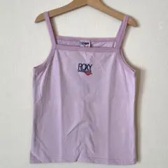 ROXY ロゴ刺繍 キャミソール パープル Free タグ付のサムネイル