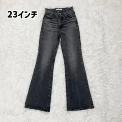 Moussy MVS フレアパンツ ブラック 23インチ