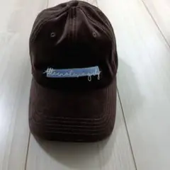 ALGY ブラウン ベロア素材 キャップ