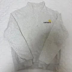 Carhartt グレー ハーフジップ スウェット