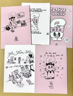 Esther Bunny エスターバニー　ポストカード　5枚セット