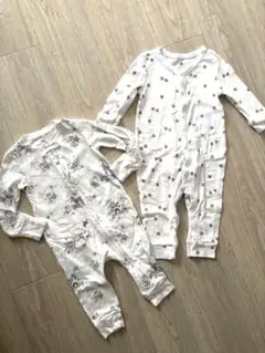 baby gap くま柄ロンパース 6-12ヶ月 2枚セット