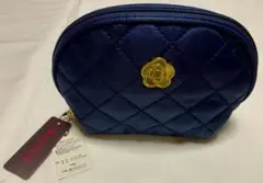 CLATHAS ネイビー キルティングポーチ