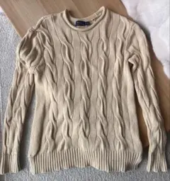 ベージュのレディースニットセーター（Polo Ralph Lauren）