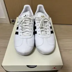 adidas GAZELLE アディダス ガゼル ホワイト ブラックのサムネイル