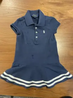 ラルフローレンネイビー ポロシャツスタイル ワンピース