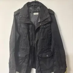 DIESEL ミリタリージャケット ブラックのサムネイル