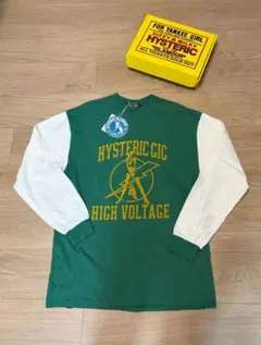 未使用 ヒステリックグラマー HIGH VOLTAGE 長袖カットソー 箱付き