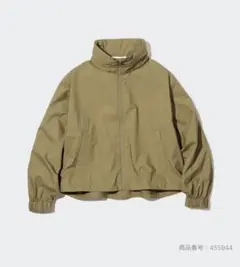 UNIQLO レディース コットンブルゾン　オリーブ　XLのサムネイル