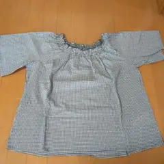ehkasopo　白黒　チェック　ブラウスのサムネイル