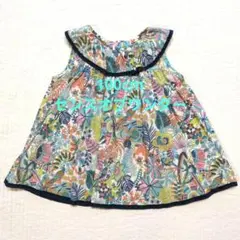 センスオブワンダー100cmリバティプリント襟付きチュニック ボタニカル