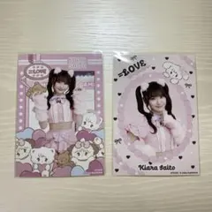 イコラブ =LOVE 齋藤樹愛羅 mikkoコラボ生写真