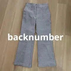 ◼︎backnumber ◼︎千鳥格子柄 カジュアルフレアパンツ Sサイズのサムネイル