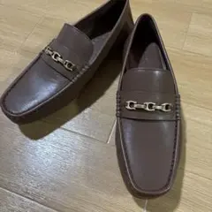 未使用　COACH コーチ　ビットローファー　ブラウン　26のサムネイル