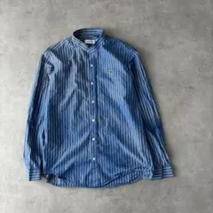 ‘*,様 18070 LACOSTE 刺繍ロゴ ストライプシャツ グラデーション