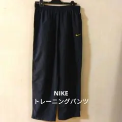 NIKE トレーニングパンツ　ゴールド刺繍とプリント