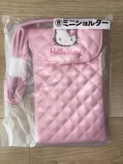ハローキティ一番くじ　キルティング　ミニショルダー ピンク