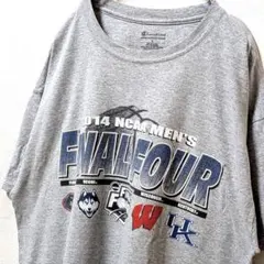 チャンピオン2014NCAAメンズファイナルフォー Tシャツグレー灰色L古着のサムネイル